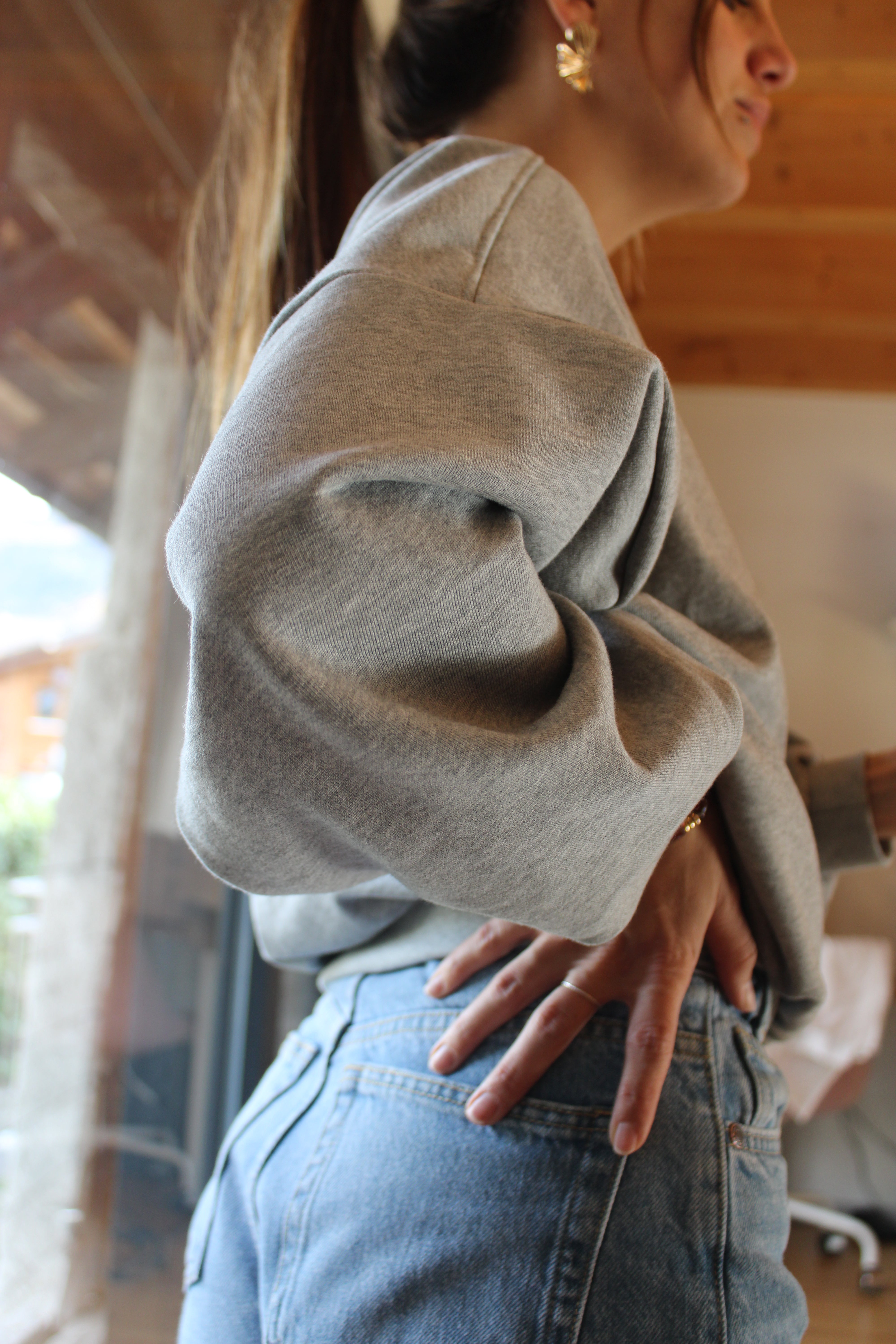 Tim gris chiné (foncé)